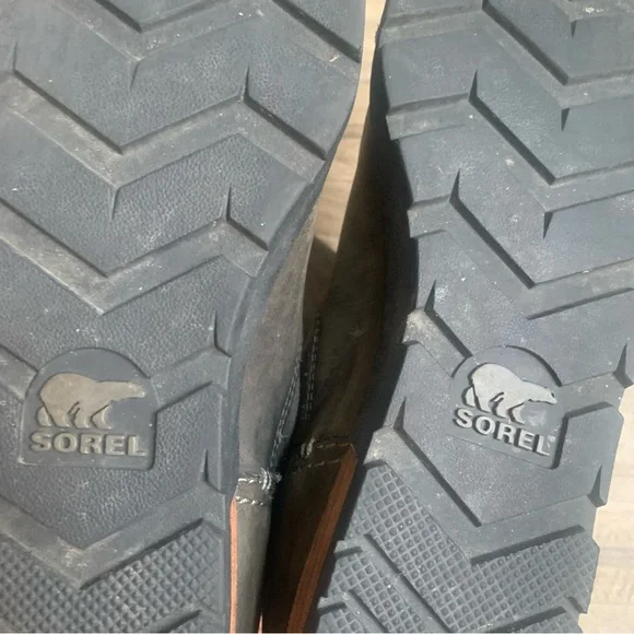 Sorel Major Pull On Buckle Suede Leather Contrast Boots - Picture 8 of 16